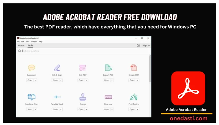 Adobe Acrobat Reader Free For Windows