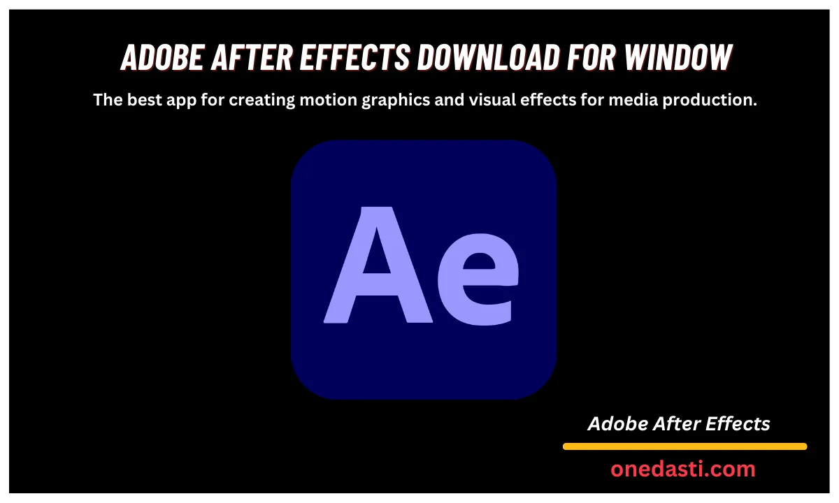 Adobe After Effects Download For Window