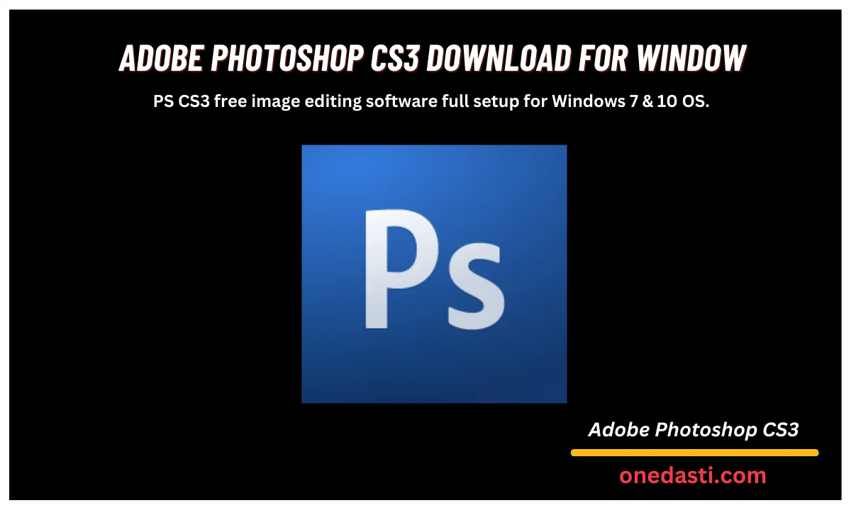Adobe Photoshop CS3 For Window