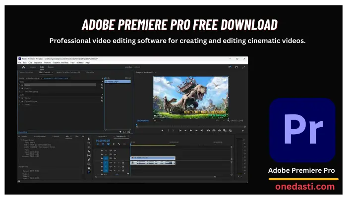 Adobe Premiere Pro Free Download