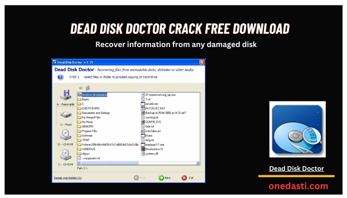Dead Disk Doctor Crack Free DownloadFor Windows 