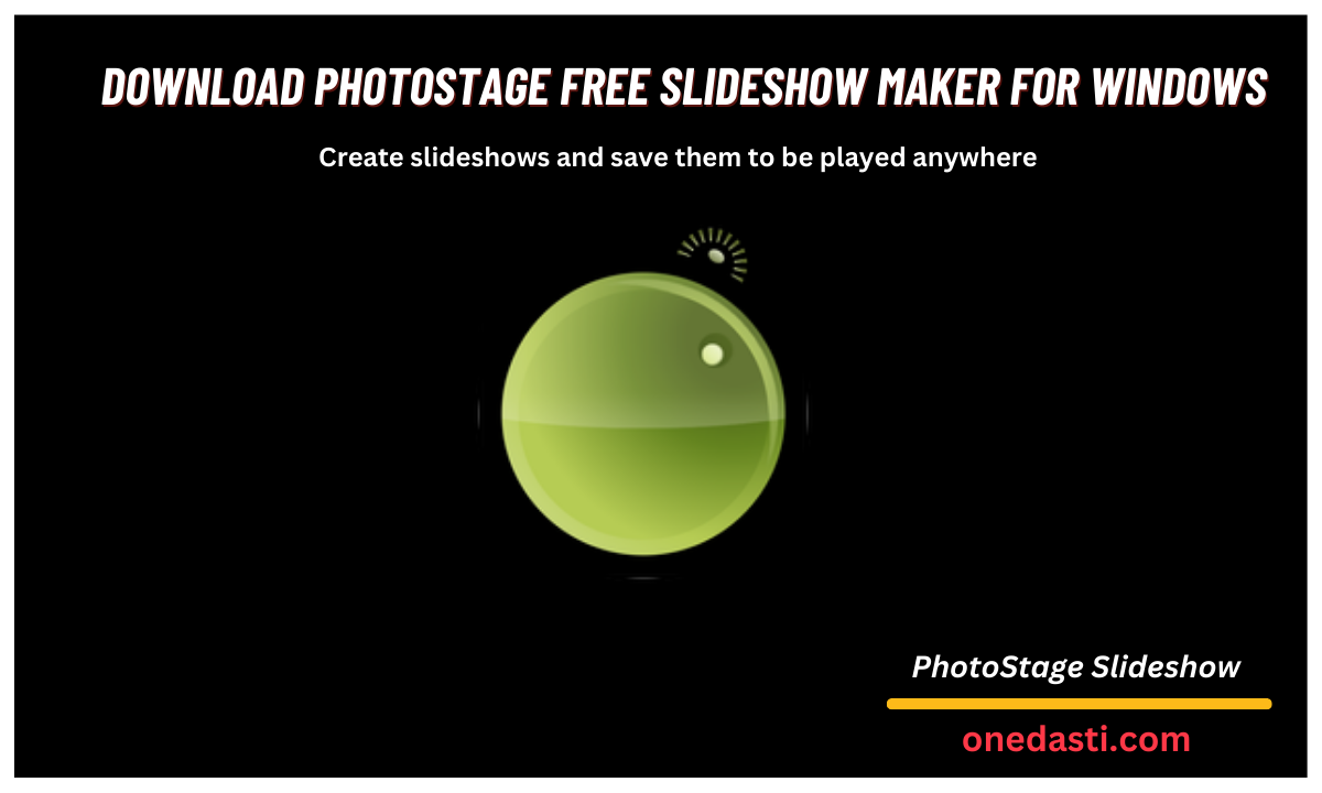 Download PhotoStage Free Slideshow Maker for Windows