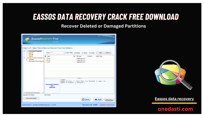 Eassos data recovery crack free download