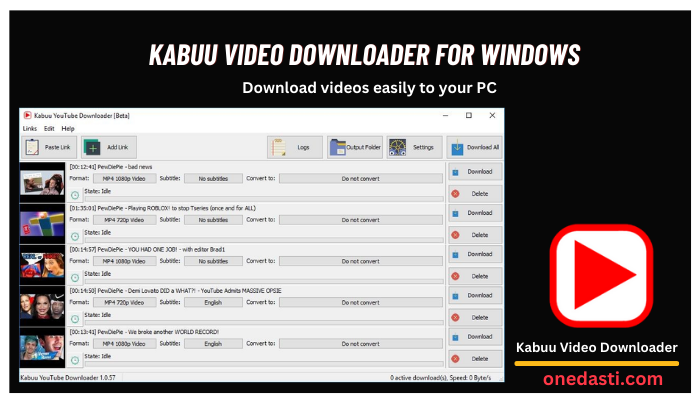 Kabuu video Downloader