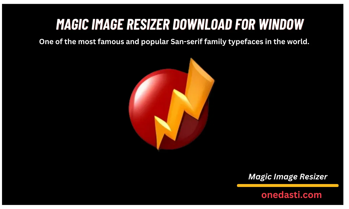 Magic Image Resizer For Window
