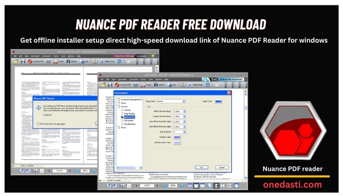 Nuance PDF reader Free Download
