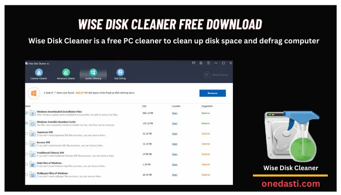 Wise Disk Cleaner Free Download